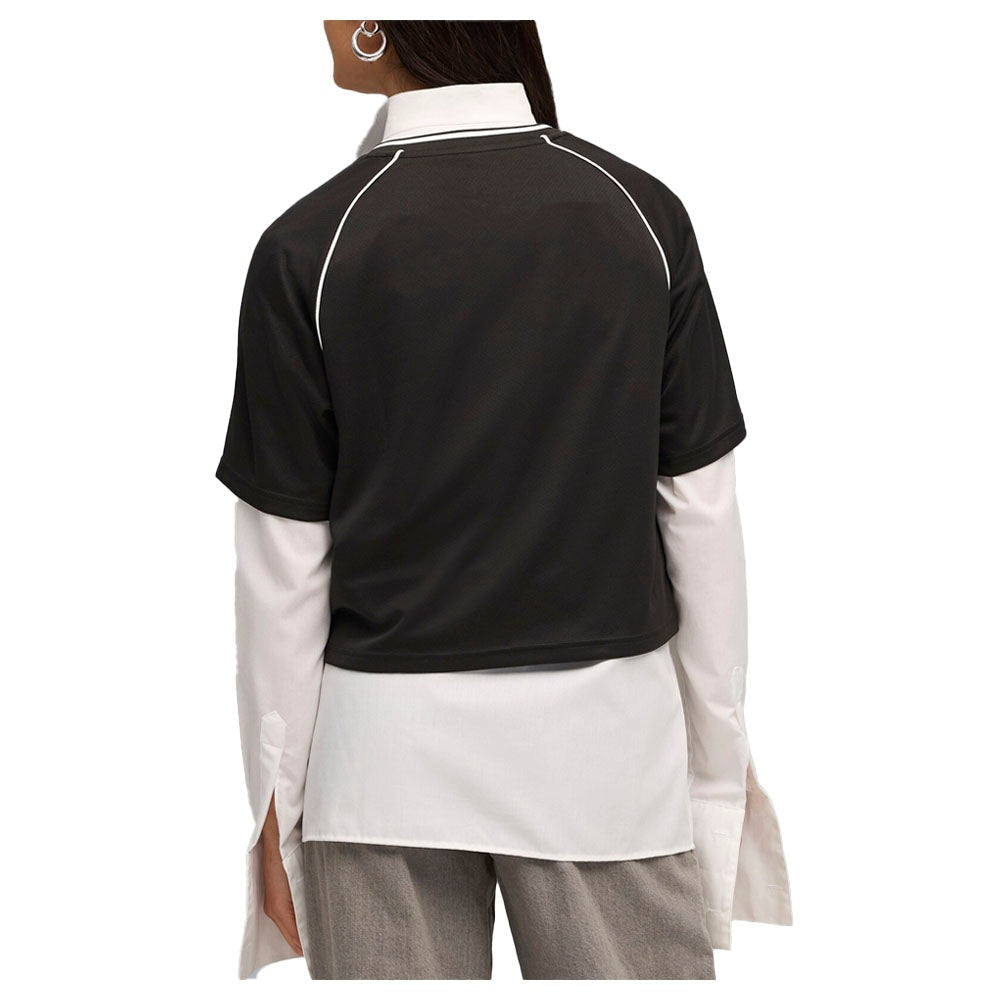 Essentials Relaxed Cropped Football Jersey