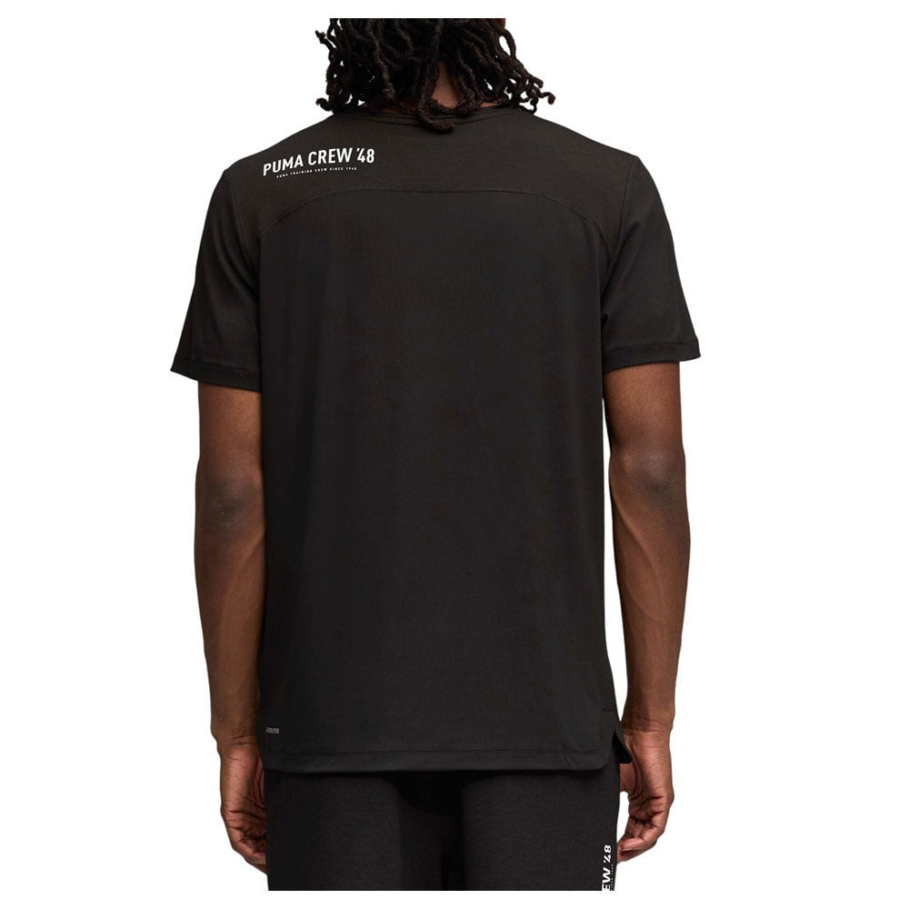 Cloudspun Branded Crew Neck Short Sleeve Athletic T-Shirt