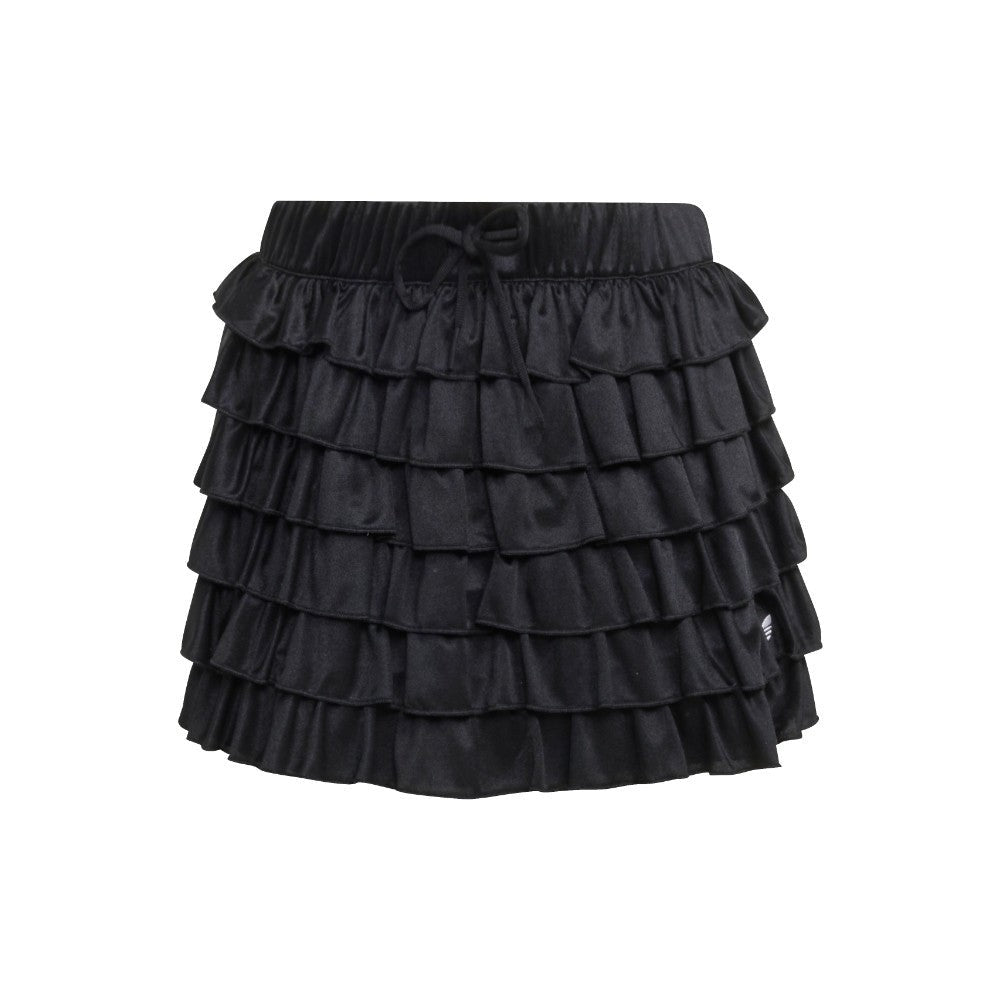 Lace Ruffle Mini Skirt