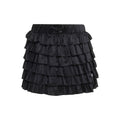 Lace Ruffle Mini Skirt