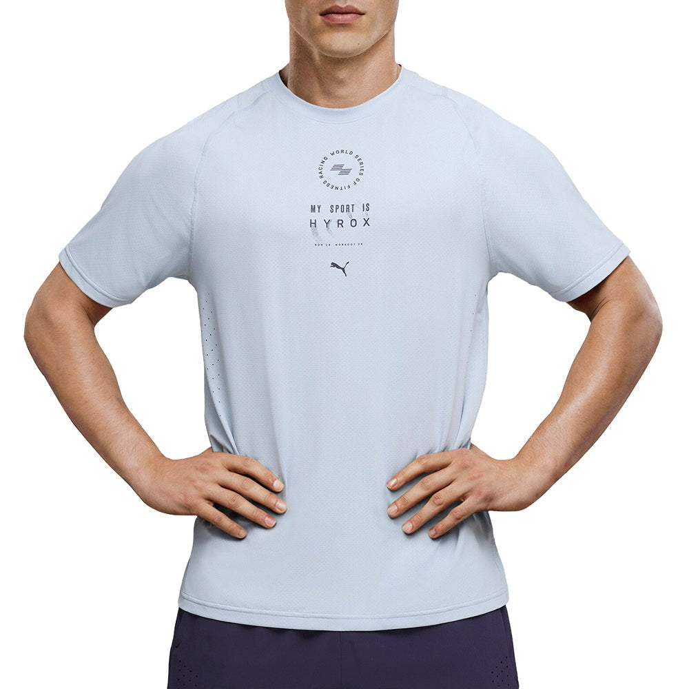PUMA X HYROX DryElite Training Crew Neck Short Sleeve Athletic T-Shirt