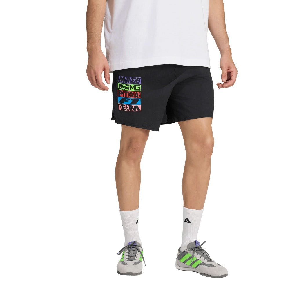 Mercedes-AMG Petronas F1 Team Lights On Woven Shorts
