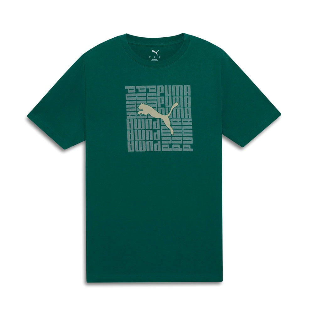 Graphic Box Crew Neck Short Sleeve T-Shirt
