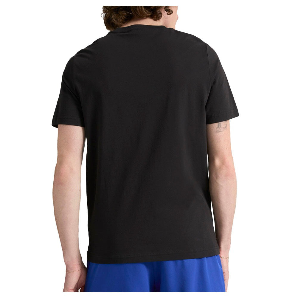 Graphics Cat Logo Crew Neck Short Sleeve T-Shirt