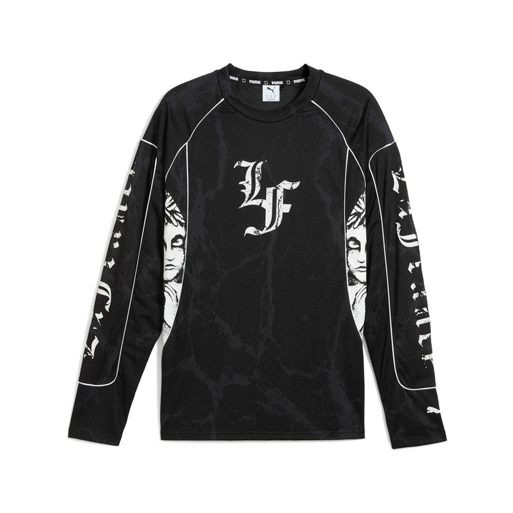 PUMA X LAFRANCE Hoops Written In Chrome Crew Neck Long Sleeve Pullover Shirt