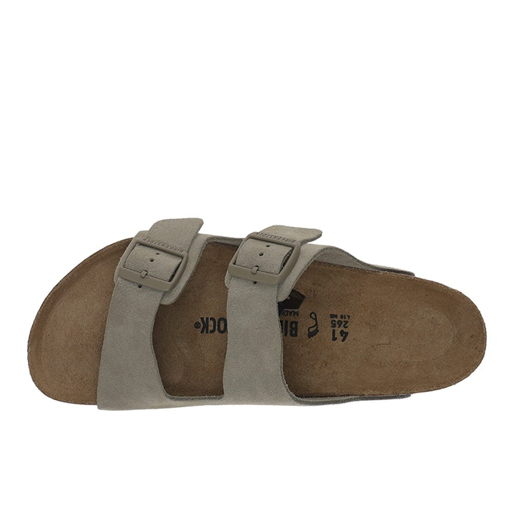 Arizona Suede Leather Footbed Sandals