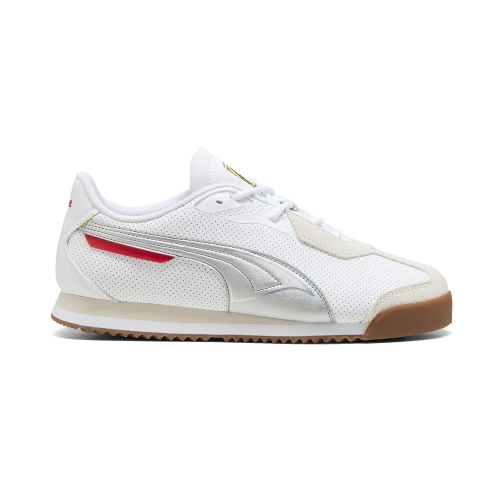 Scuderia Ferrari Roma Suede Lace Up Sneakers