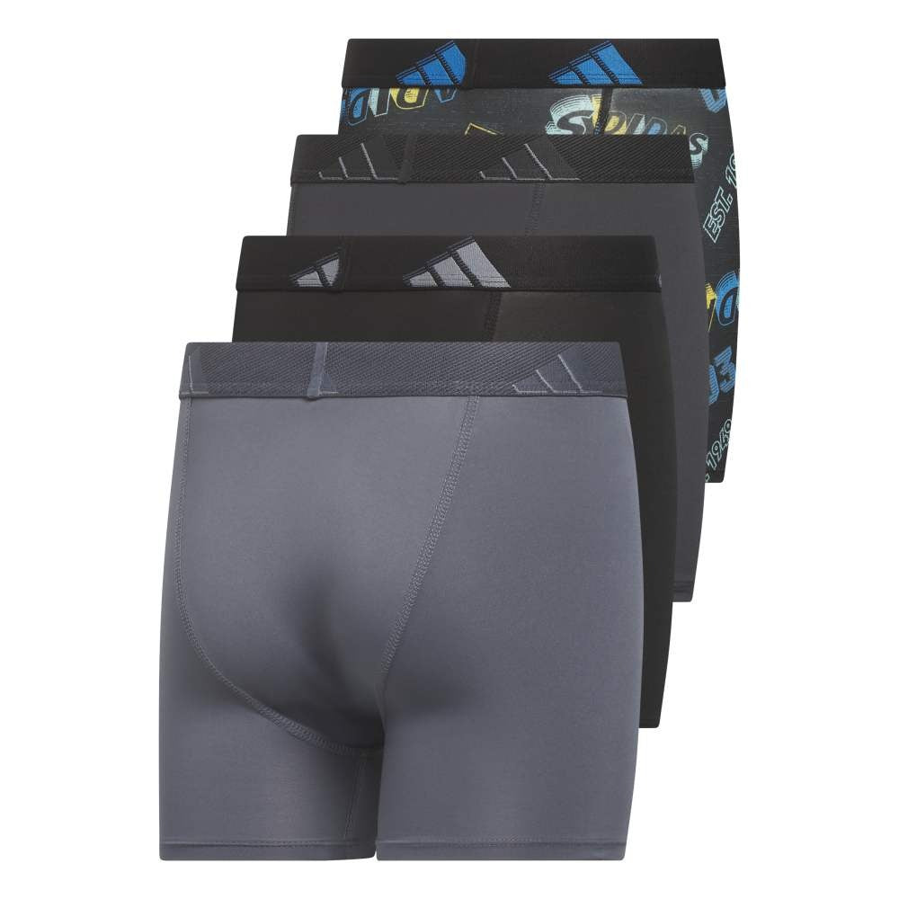 Microfiber Graphic 4-Pack Boxer Briefs Kids