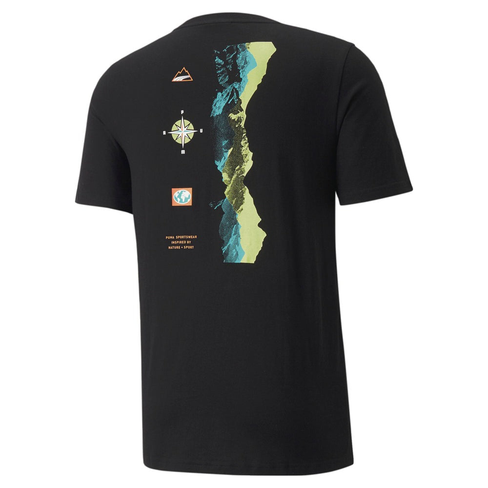 Nature Camp Graphic Crew Neck Short Sleeve T-Shirt