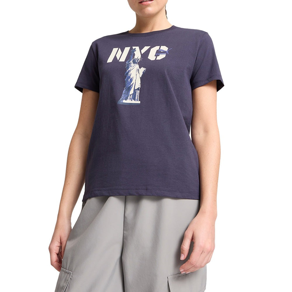 Graphics NYC Big Liberty Crew Neck Short Sleeve T-Shirt