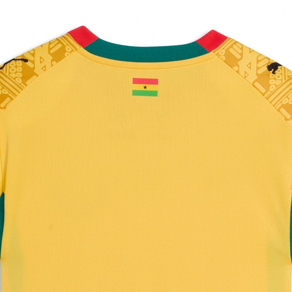 Ghana Crew Neck Short Sleeve Soccer Away Jersey Replica (Youth)