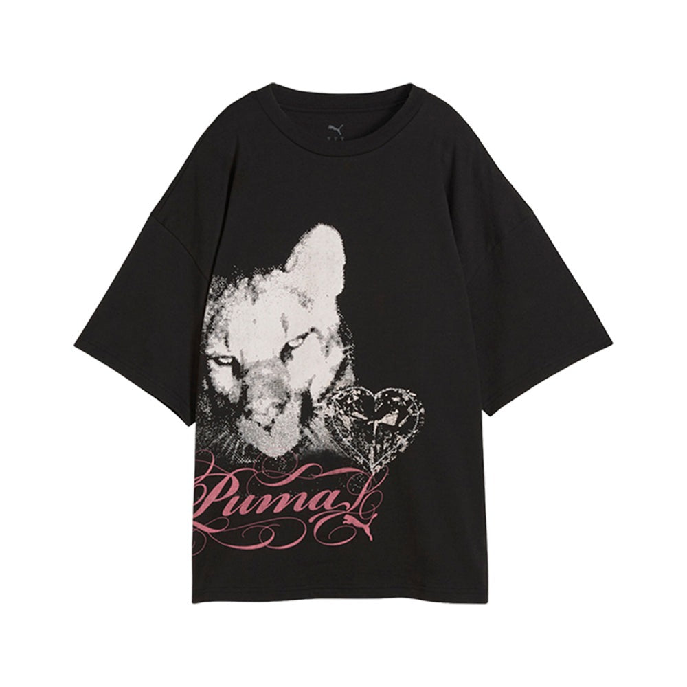 Street Glam Oversized Graphic T-Shirt