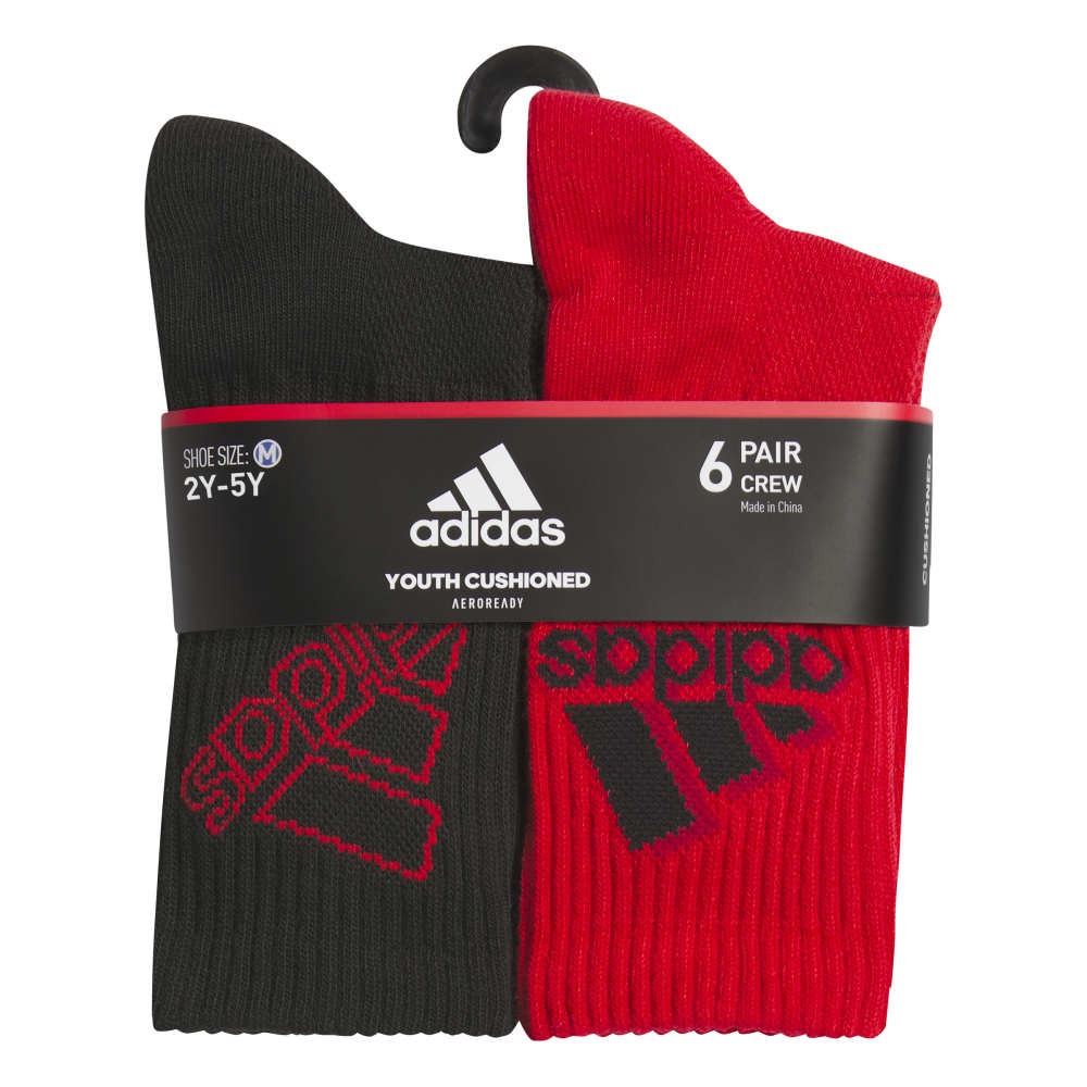 Cushioned Mixed 2.0 6-Pack Crew Socks