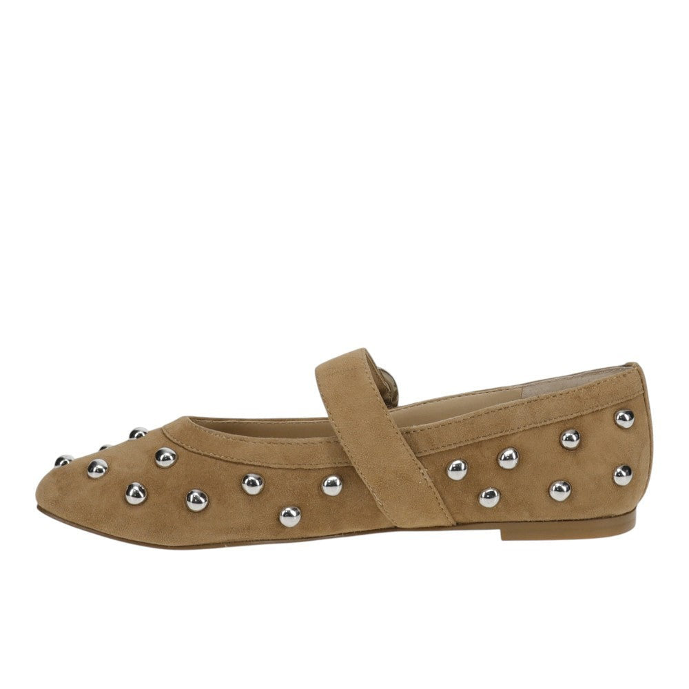 Mikel Suede Studded Flats
