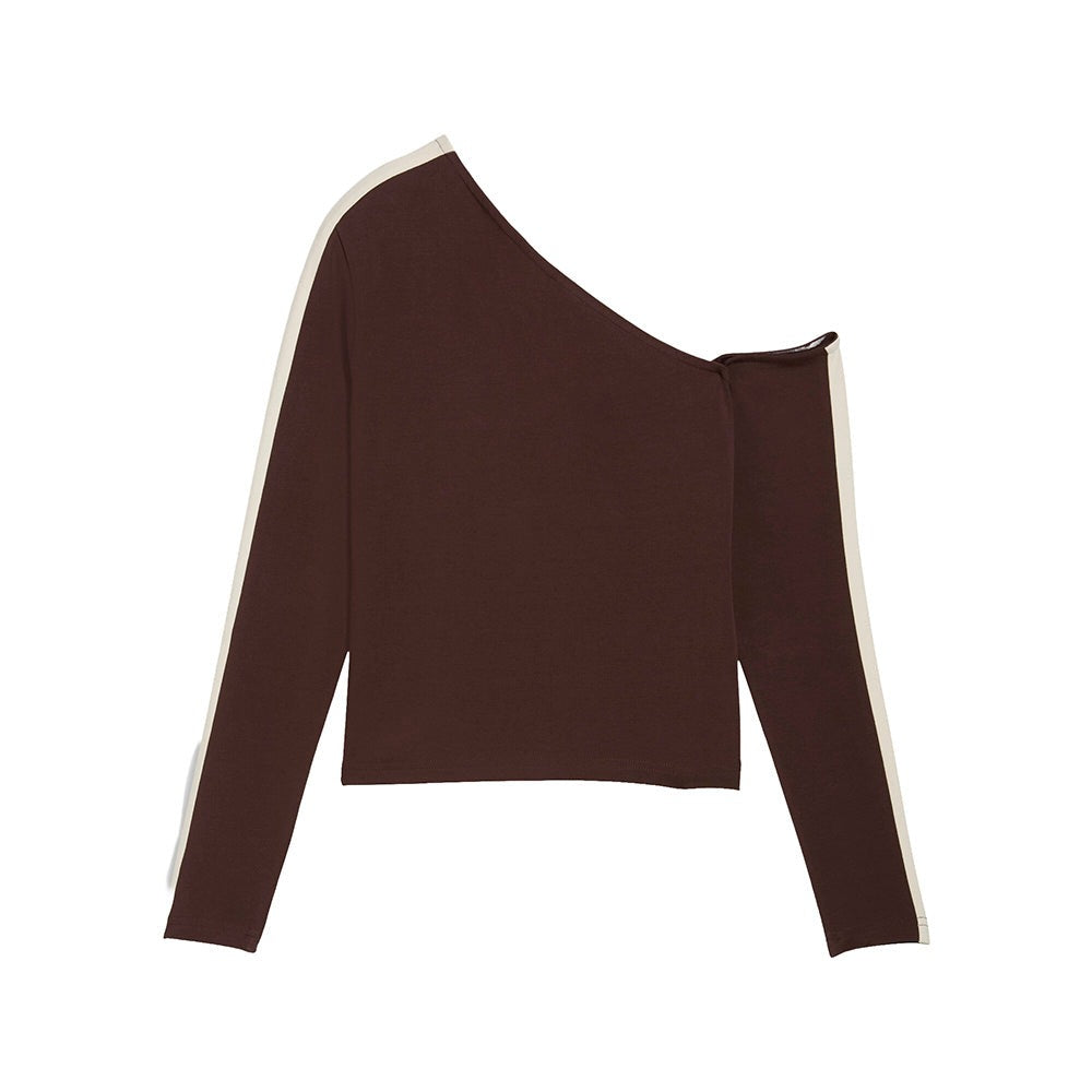 T7 Asymmetric Long Sleeve Pullover Shirt
