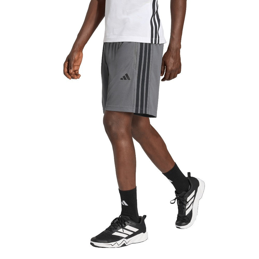 Workout Essentials Base 3-Stripes Pique Short 9-Inch