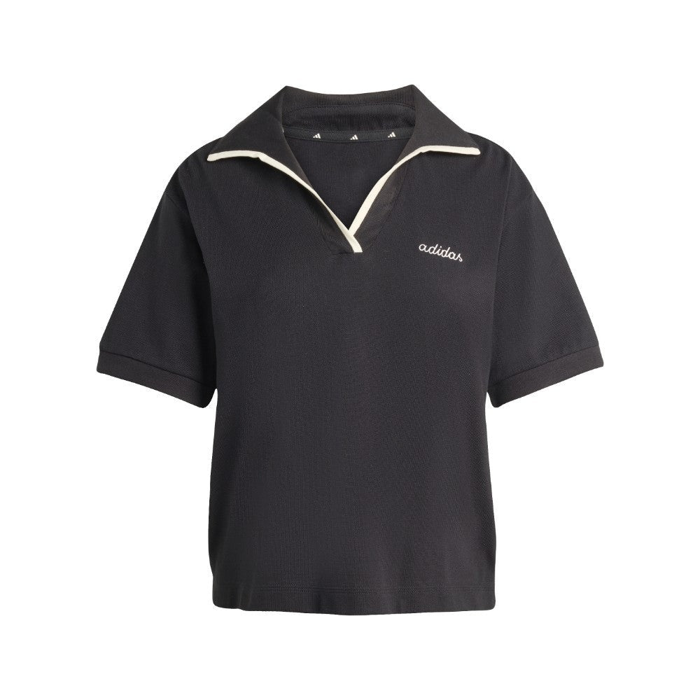 Seasonal Essentials Colorpop Polo with Embroidered Graphic