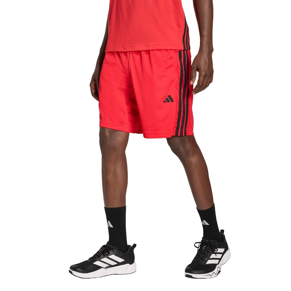 Workout Essentials Base 3-Stripes Pique Short 9-Inch