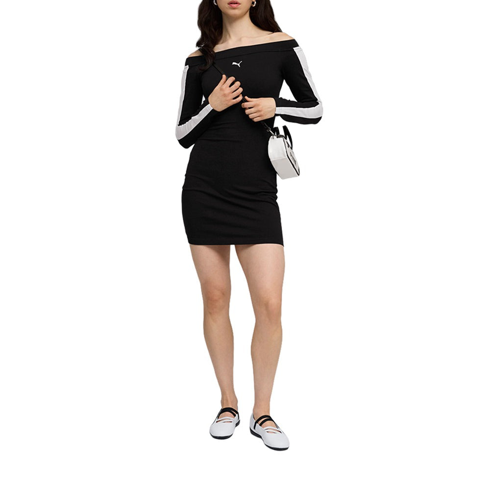 T7 Long Sleeve Mini Dress