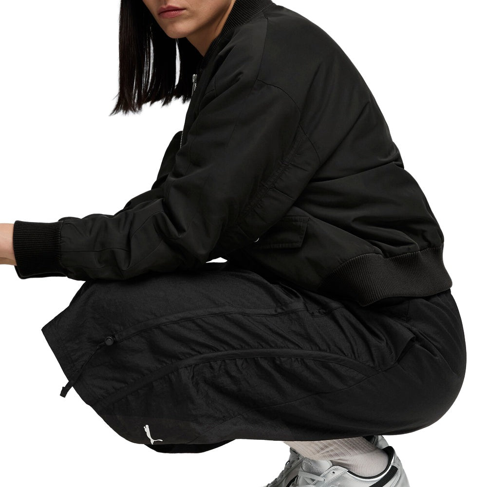 T7 Satin Bomber Jacket