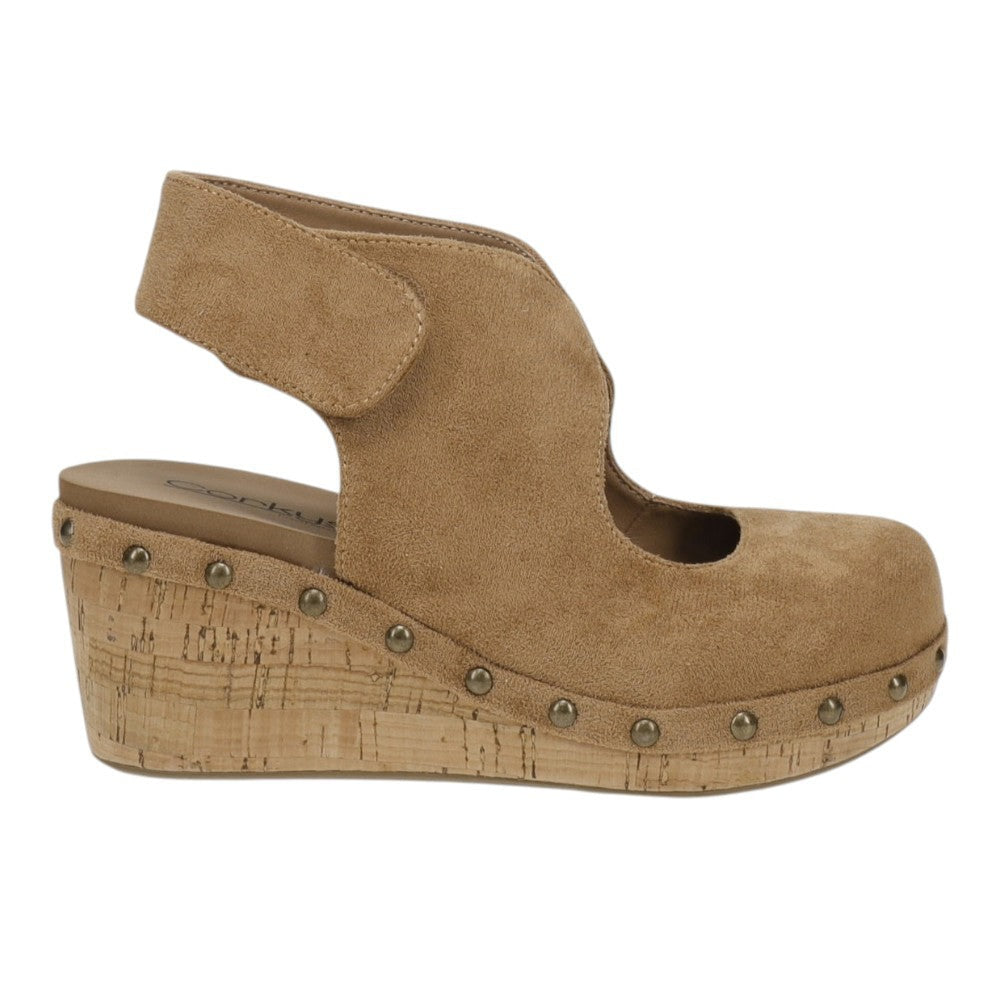 Oh Its You Wedge Ankle Strap Clogs