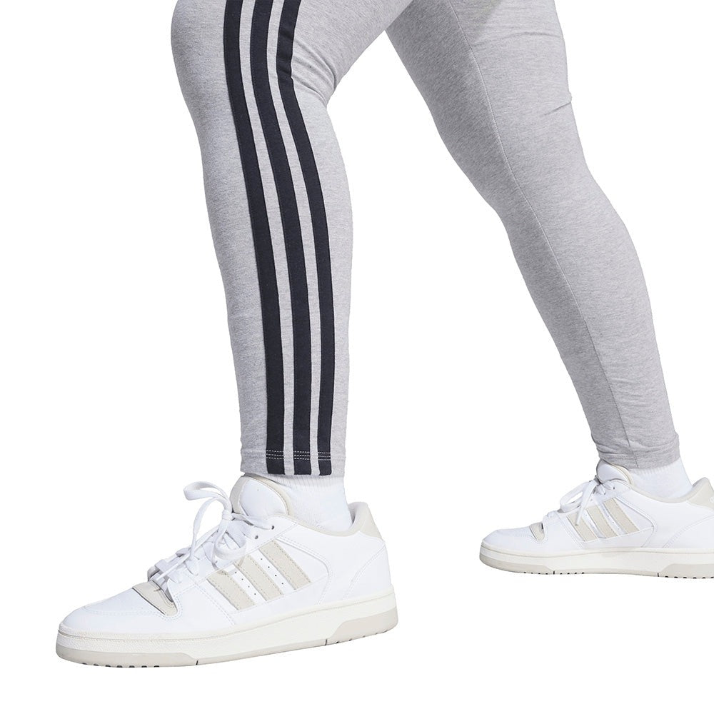 Essentials 3-Stripes Cotton Leggings (Plus Size)