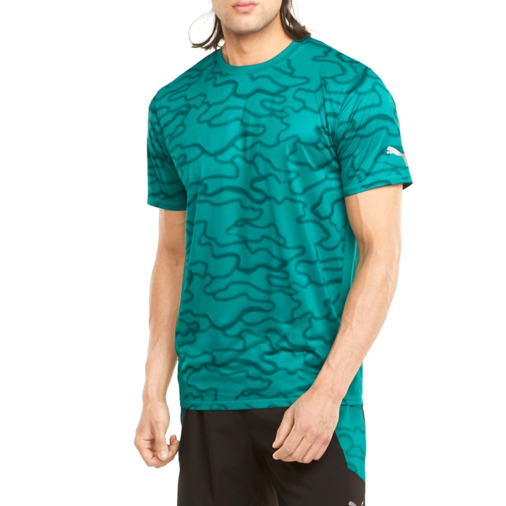 Graphic Crew Neck Short Sleeve Athletic T-Shirt