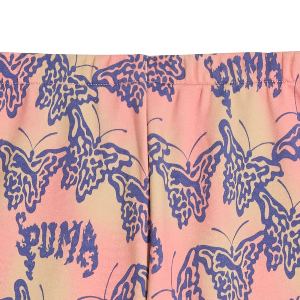 Butterfly Vibe All Over Print High Waist Shorts (Youth)