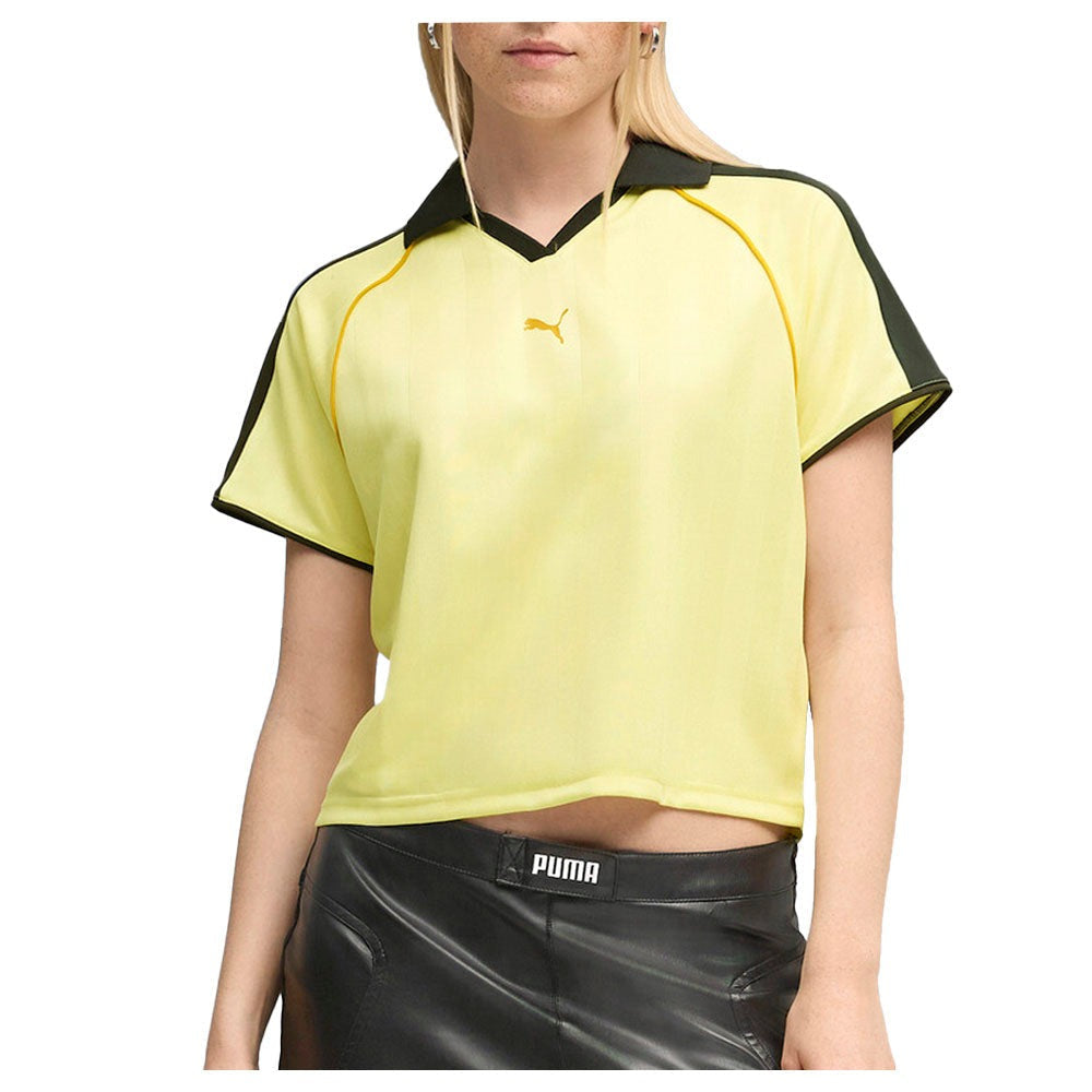 T7 Relaxed Collared Short Sleeve Soccer Jersey