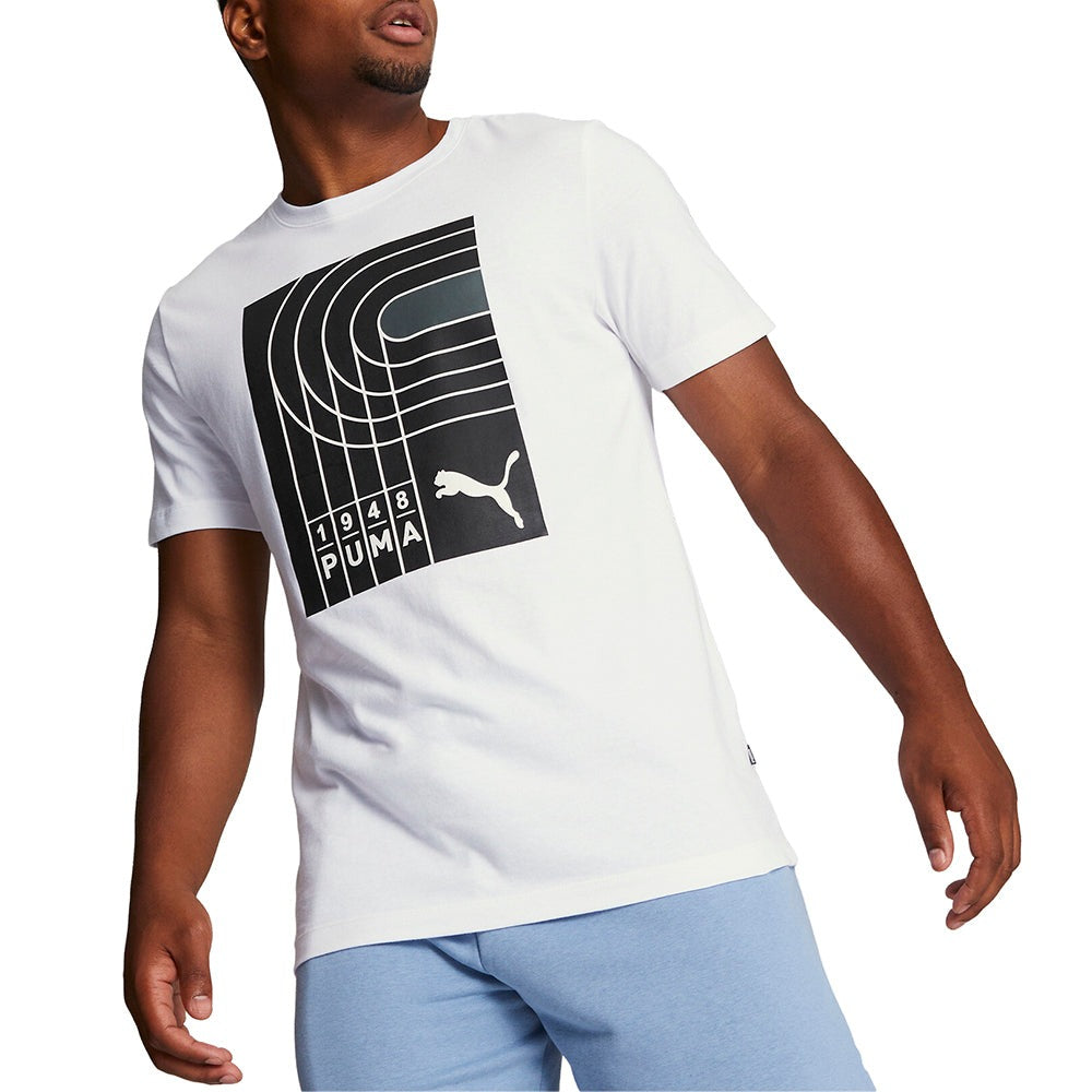 On Your Mark Crew Neck Short Sleeve T-Shirt