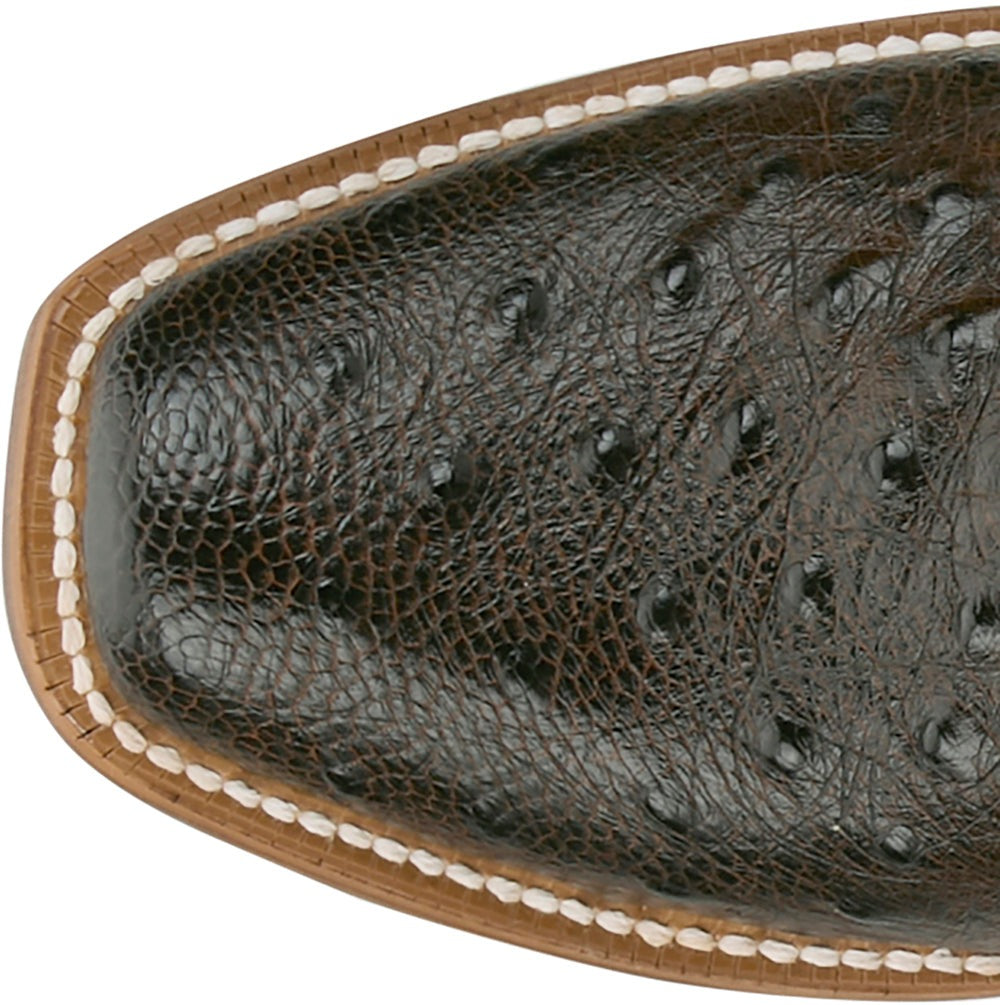 Ranchero Tyler Ostrich Square Toe Cowboy Boots
