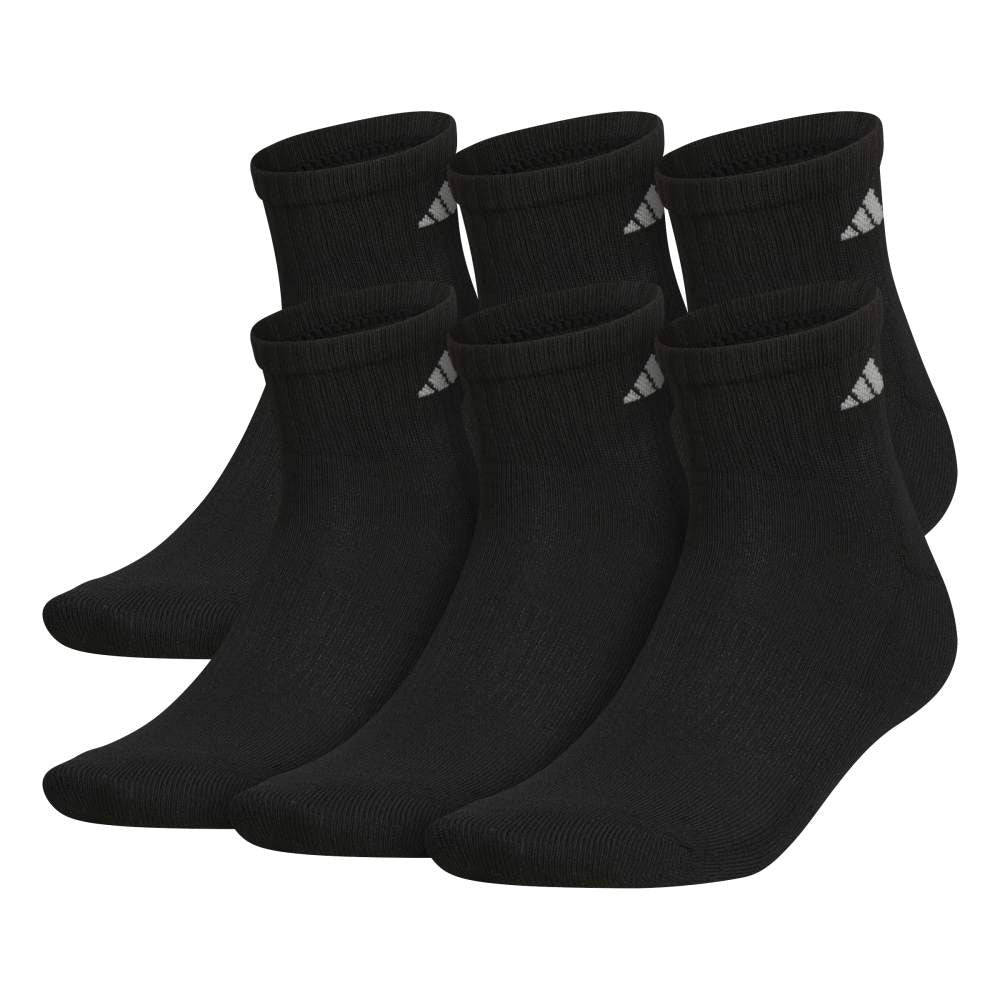 Athletic Cushioned Quarter Socks 6 Pairs