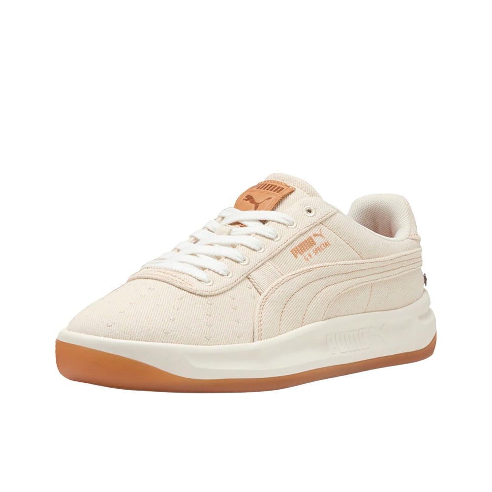 GV Special White Denim Lace Up Sneakers