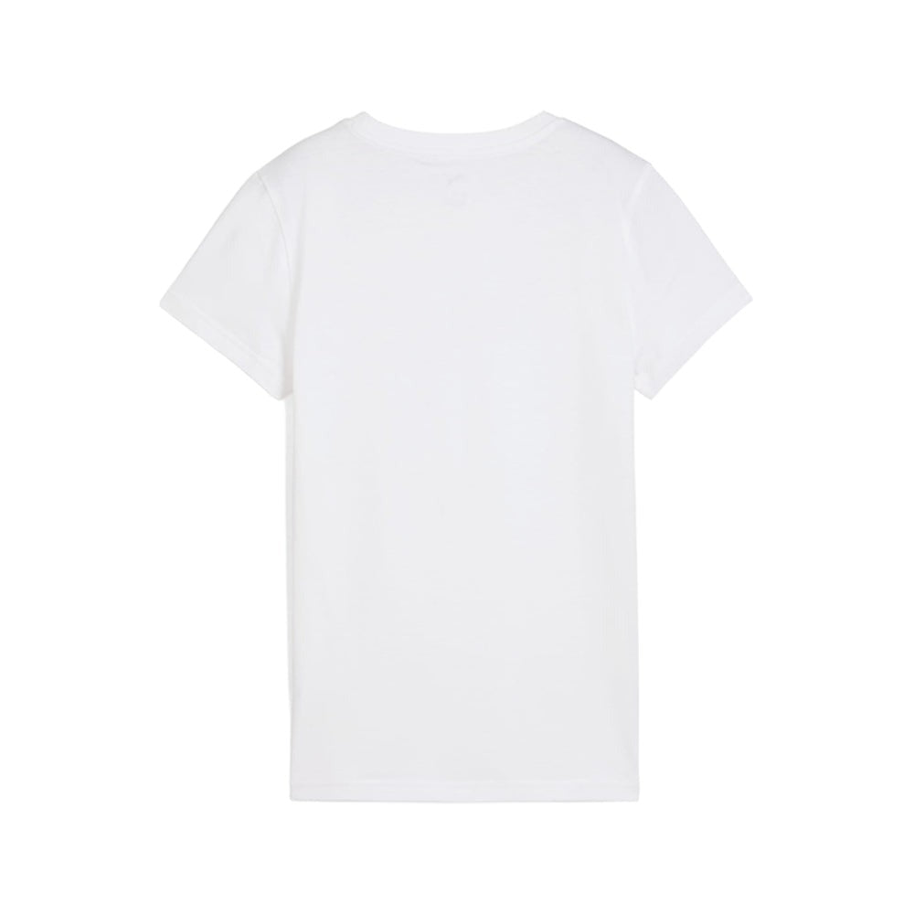 Essentials Metallic Logo Crew Neck Short Sleeve T-Shirt
