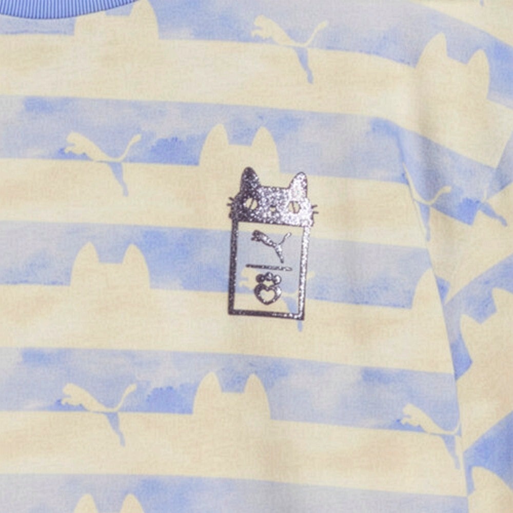 Gabby'S Dollhouse Striped Crew Neck Short Sleeve T-Shirt (Youth)