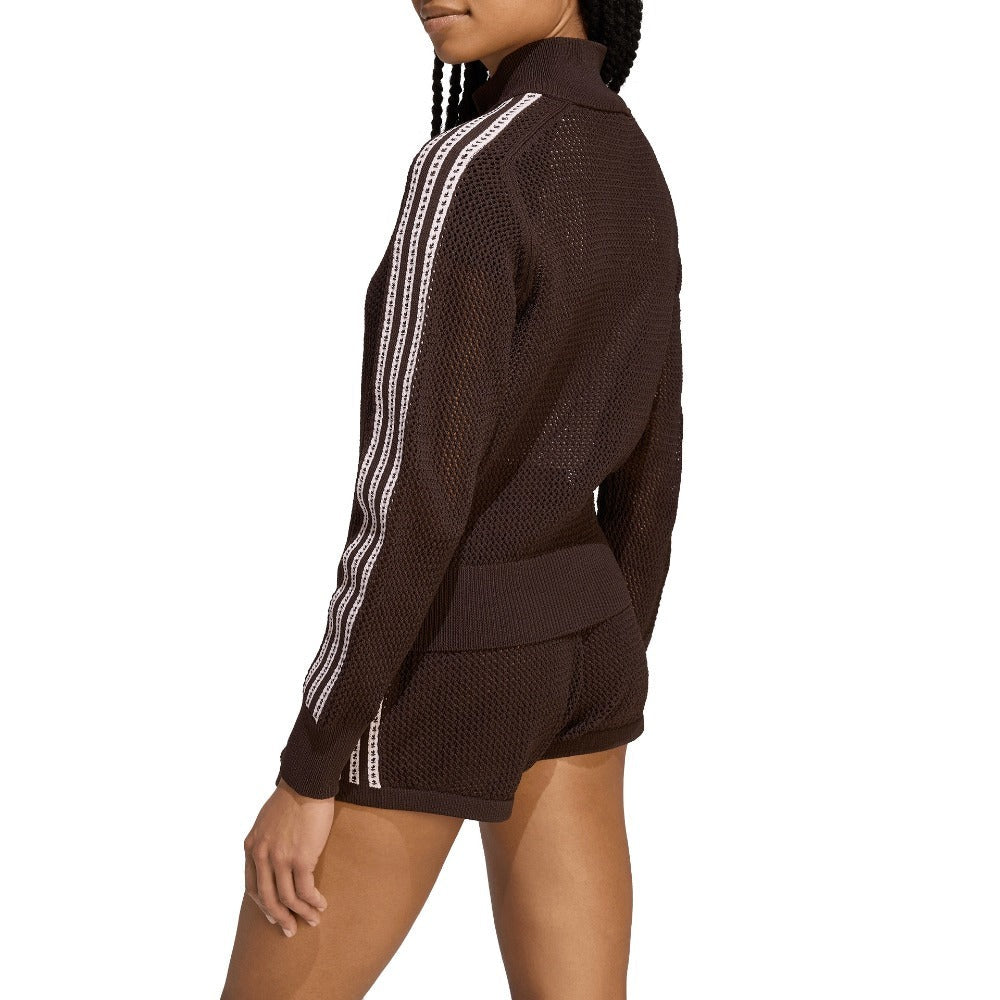 Knitted Crochet Firebird Track Top