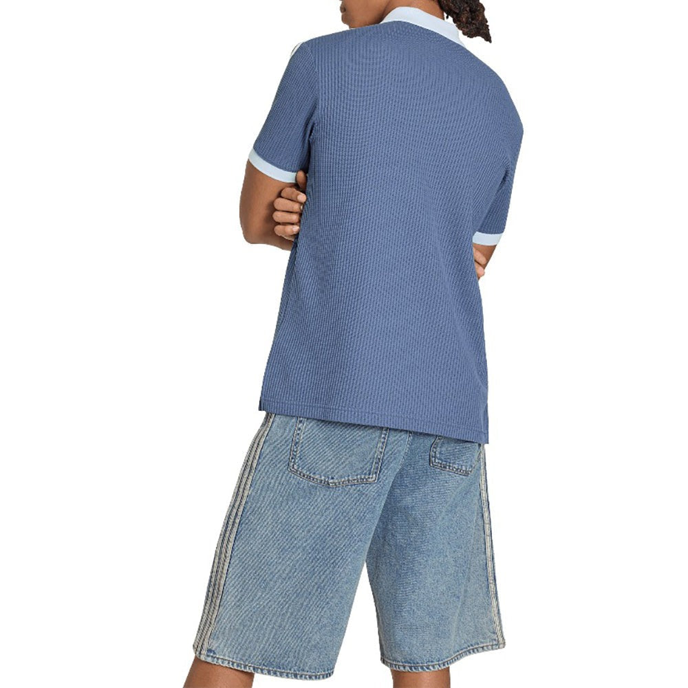 Waffle Knit Polo Shirt