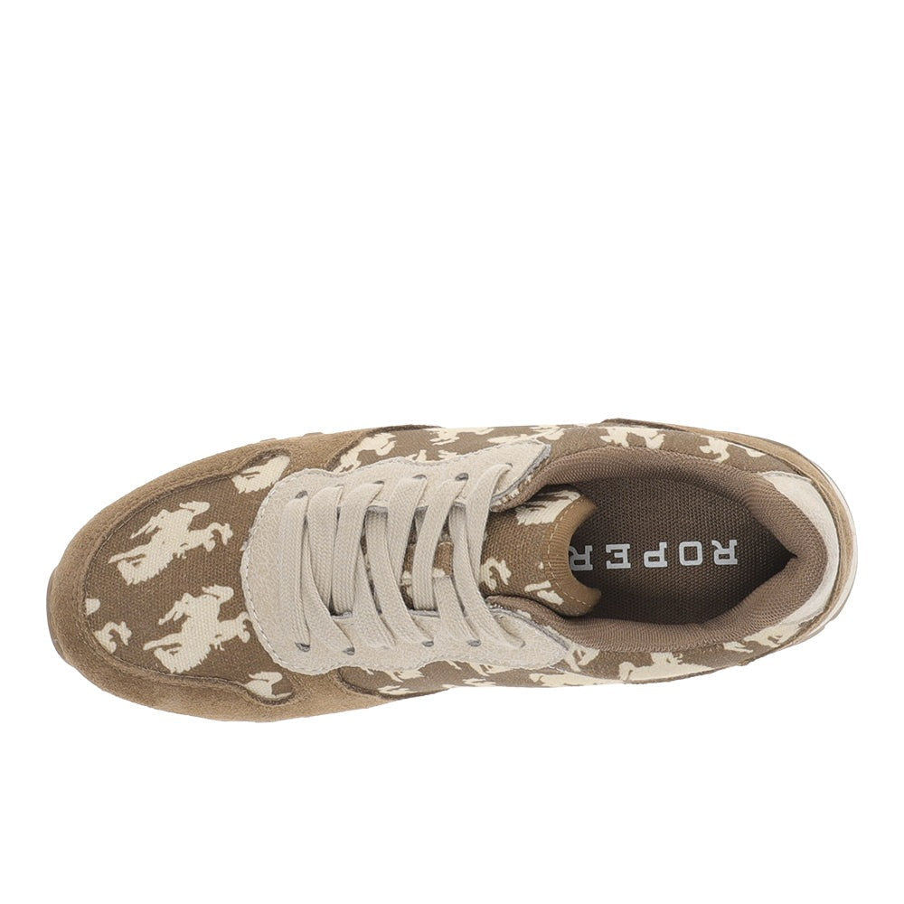 Giddyup Graphic Lace Up Sneakers