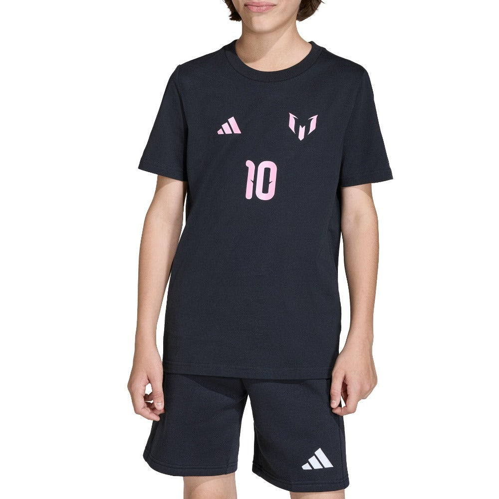 Messi Name & Number Graphic T-Shirt Youth