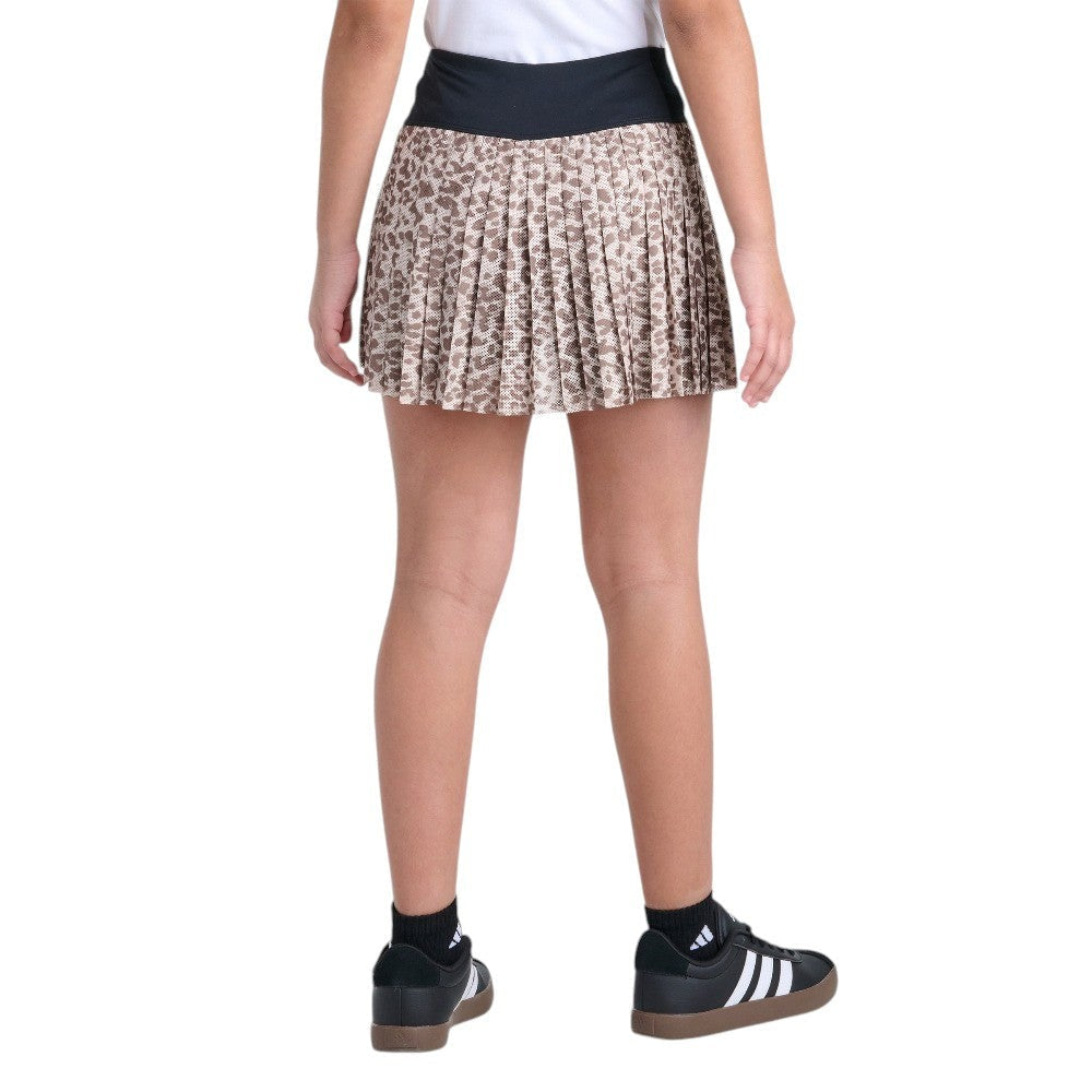 Aop Mesh Pleated Skort