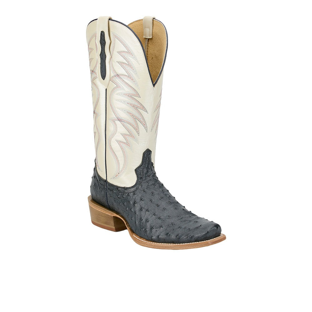Ranchero Tyler Ostrich Square Toe Cowboy Boots