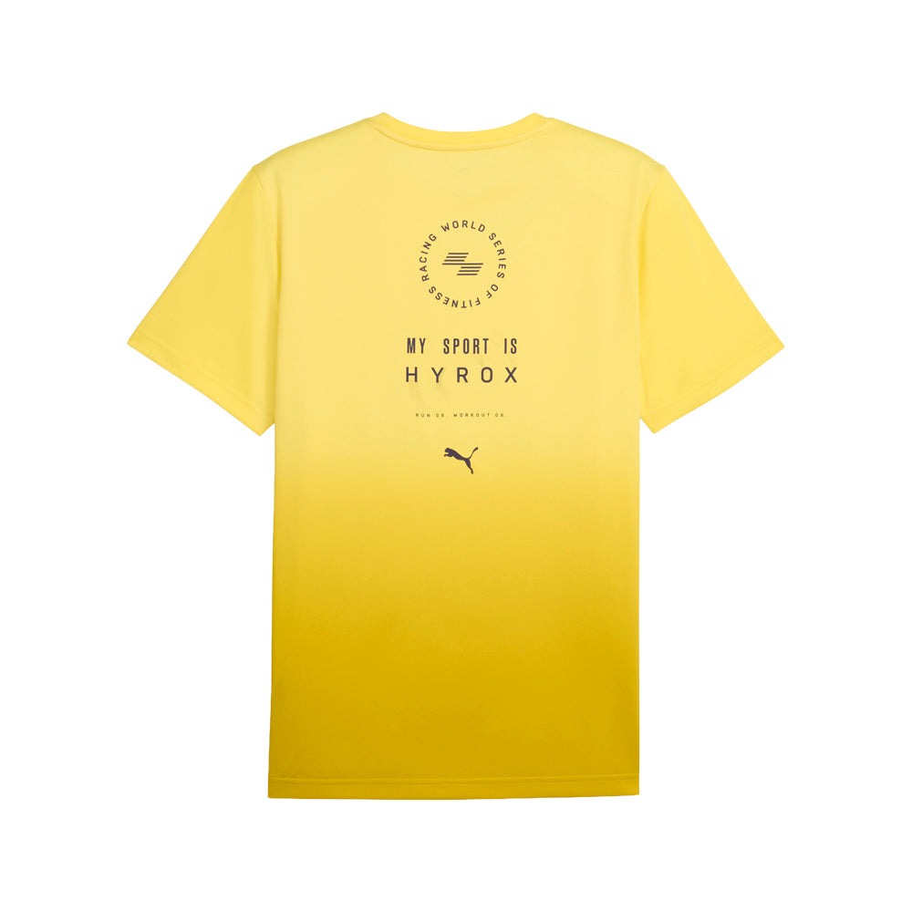 PUMA X HYROX Graphic Crew Neck Short Sleeve Athletic T-Shirt