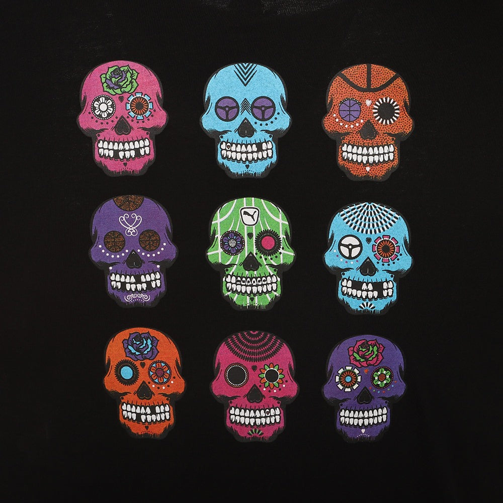 Graphics Calaveras Crew Neck Short Sleeve T-Shirt