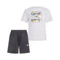 3-Stripes Firebird Short Heather Tee Set