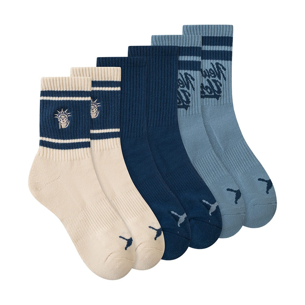 3-Pack 1/2 Terry Low Cut Socks