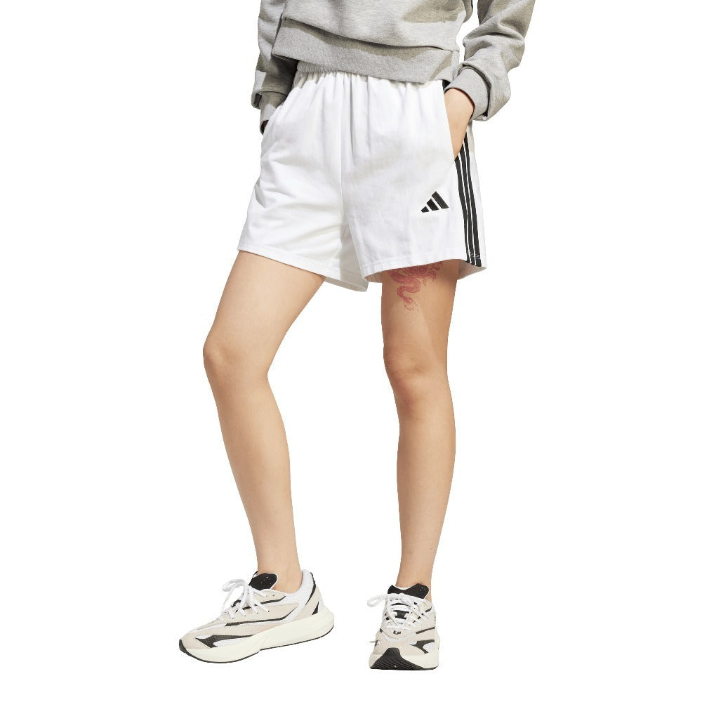 Essentials 3-Stripes Cotton Shorts