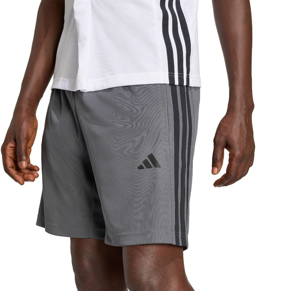 Workout Essentials Base 3-Stripes Pique Short 9-Inch