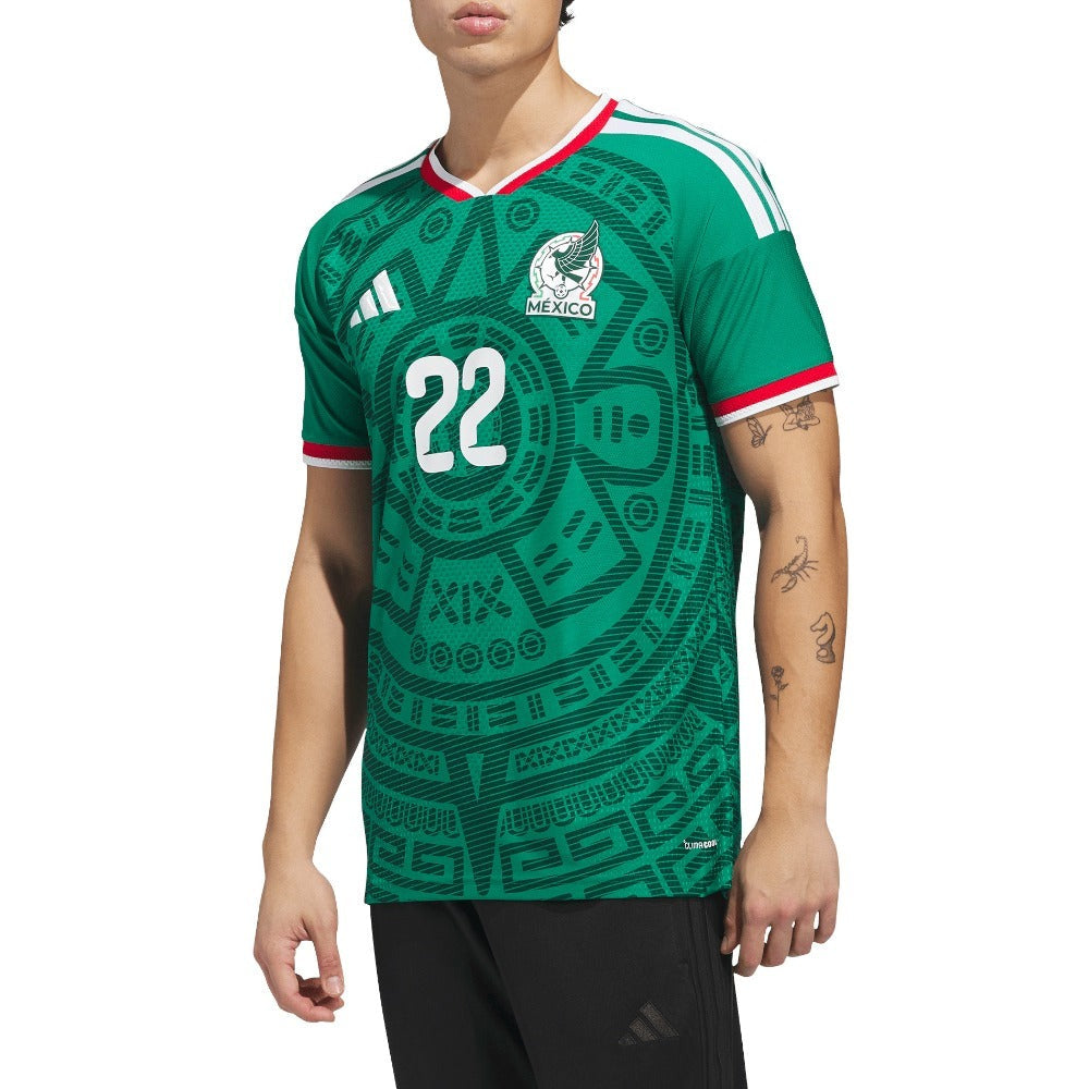 Mexico 26 Home Authentic Jersey