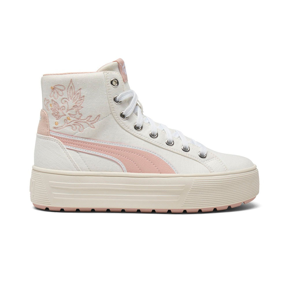Kaia 2 Mid Novelty Flower Platform Lace Up Sneakers