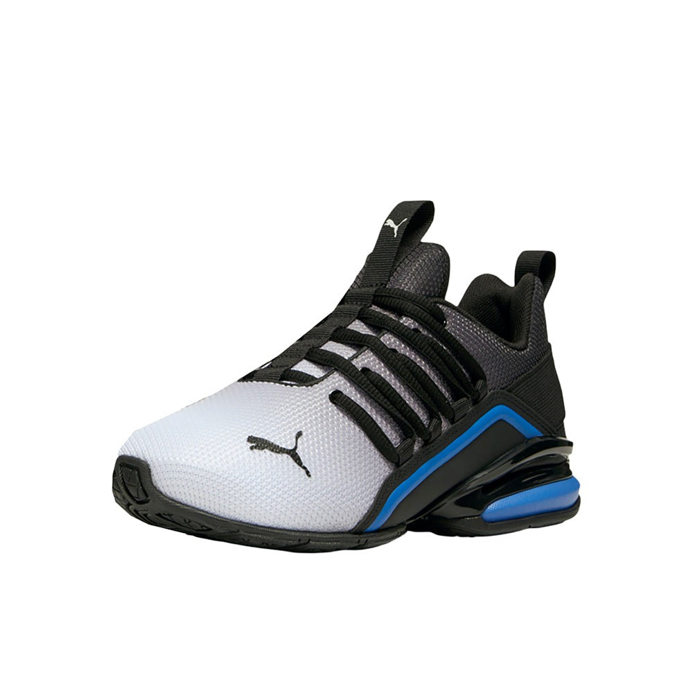 Axelion Mesh Printed Fade Lace Up Sneakers (Youth)